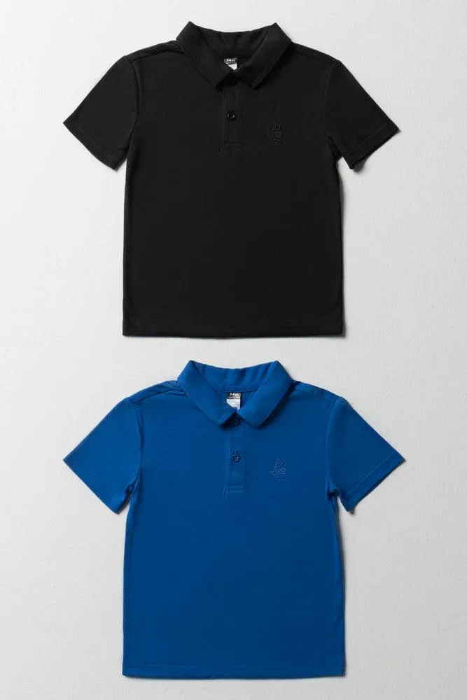 2 Pack Golfer Black And Bright Blue