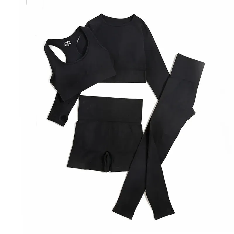 2/3/4pcs Seamless Yoga Set