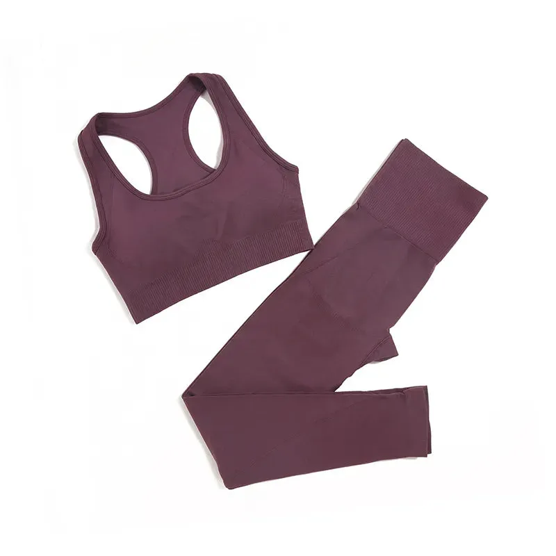 2/3/4pcs Seamless Yoga Set