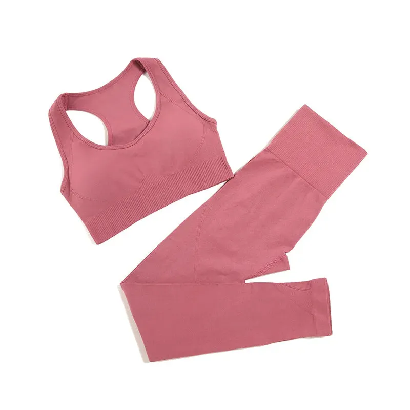 2/3/4pcs Seamless Yoga Set