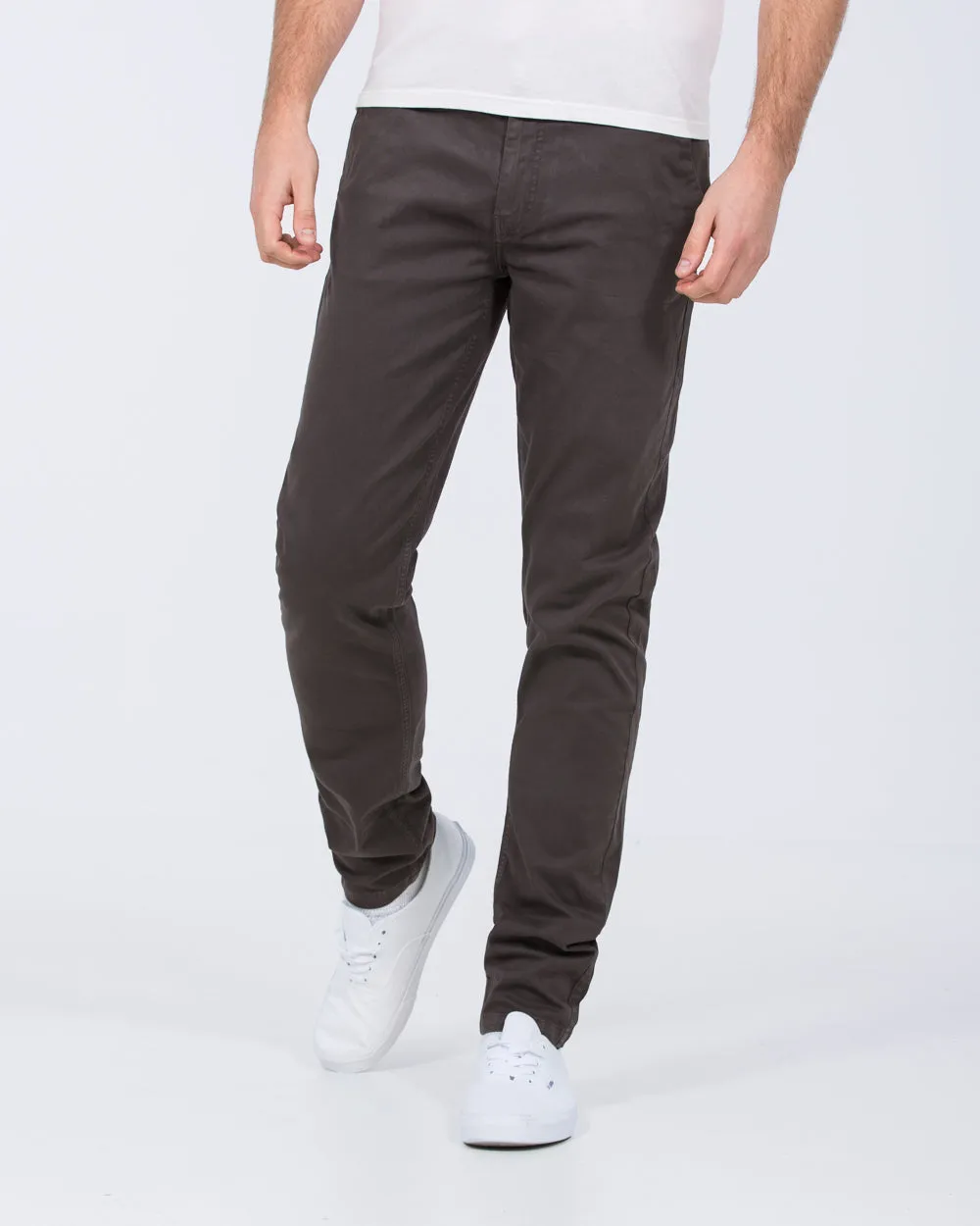 2t Ludvig Slim Fit Tall Chinos (storm grey)