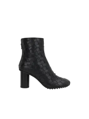 Atomic Intrecciato Leather Ankle Boots