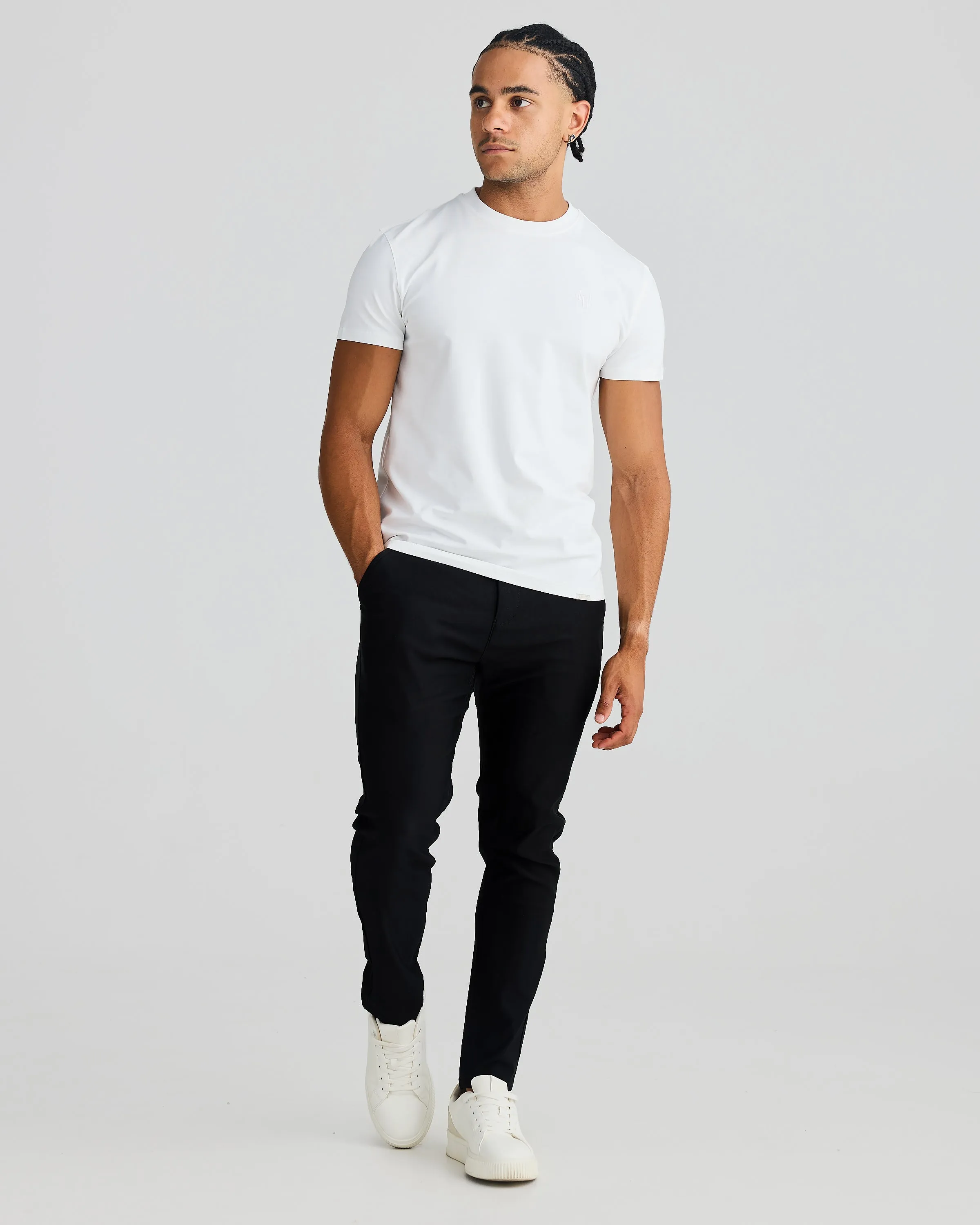 Black Slim Fit Chino