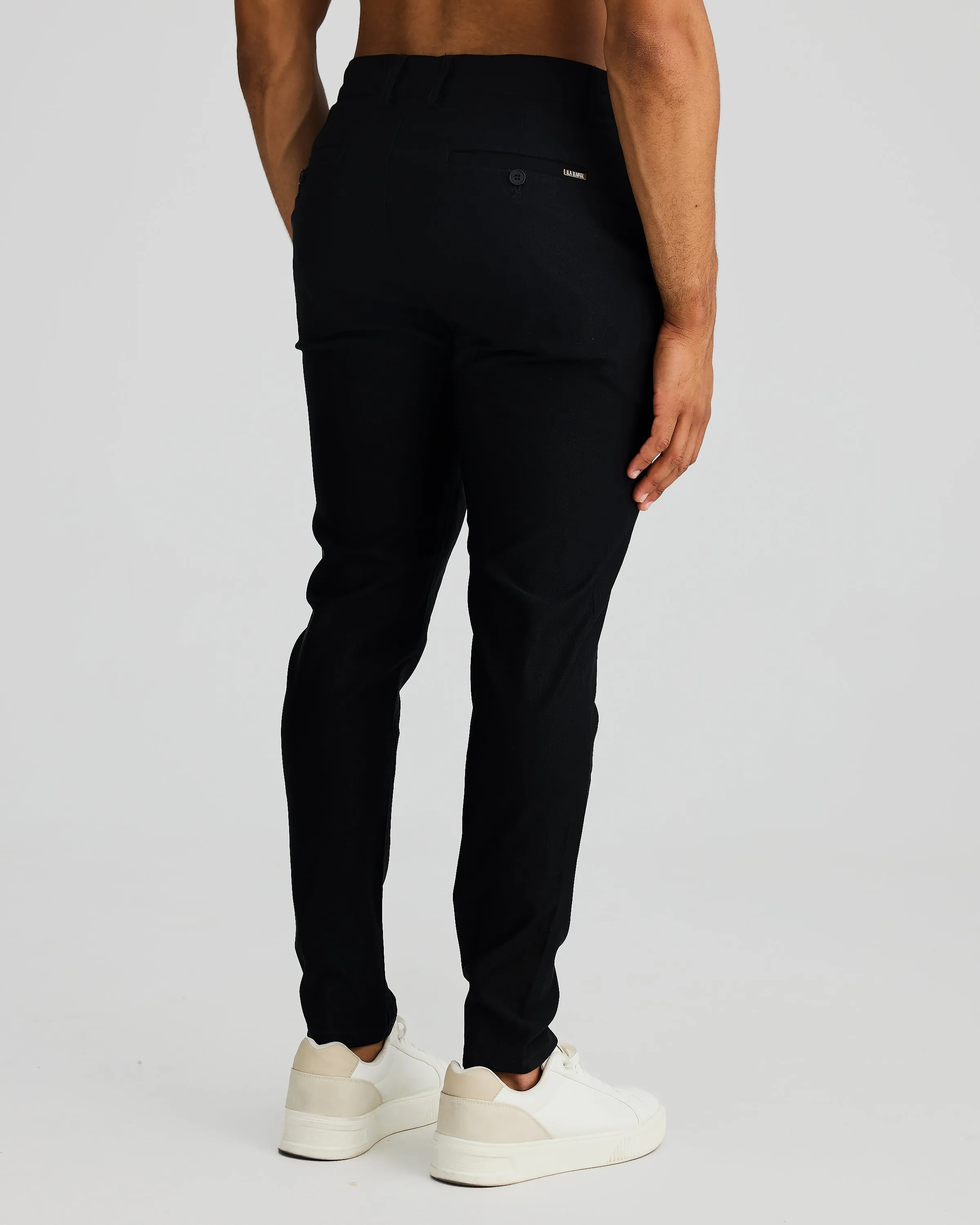 Black Slim Fit Chino