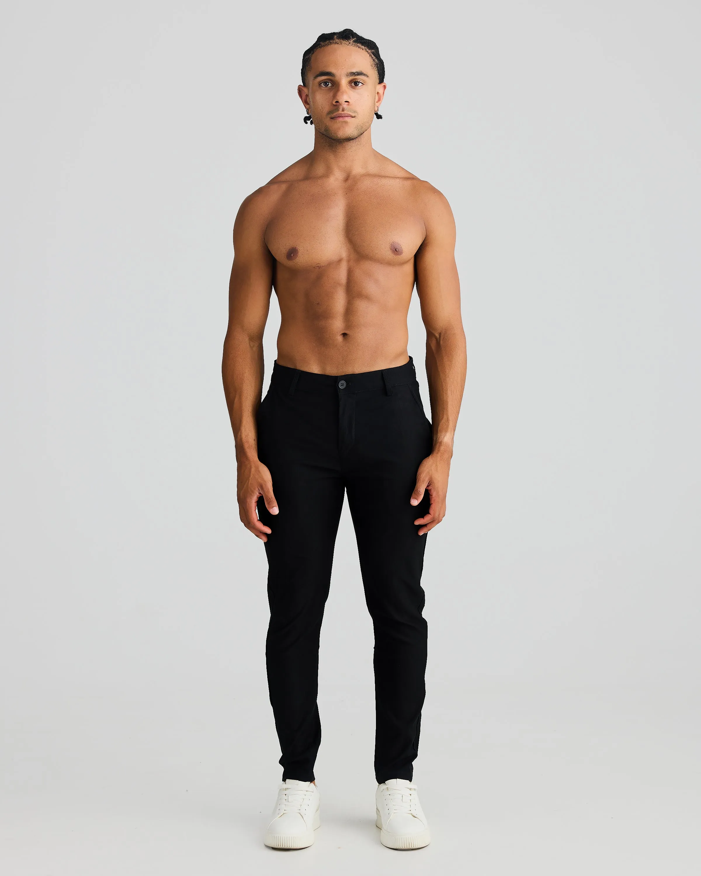 Black Slim Fit Chino