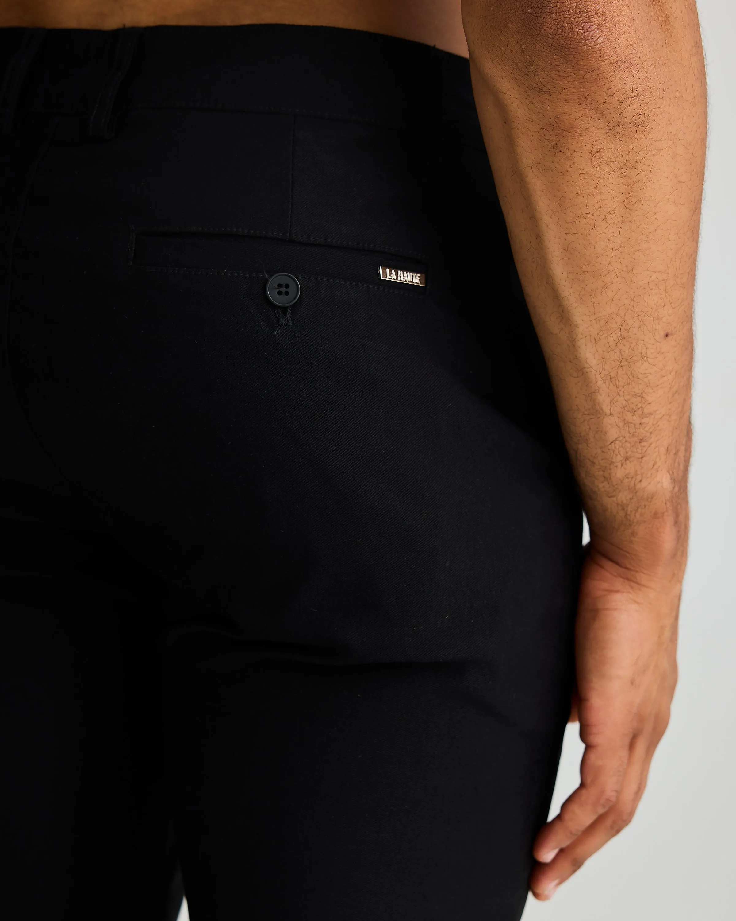 Black Slim Fit Chino