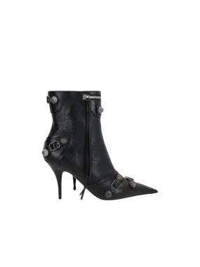 Cagole Leather Ankle Boots