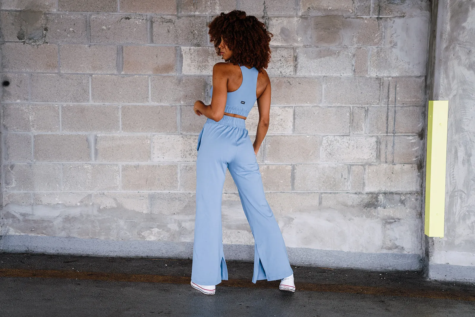 Chalk Blue Track Pants