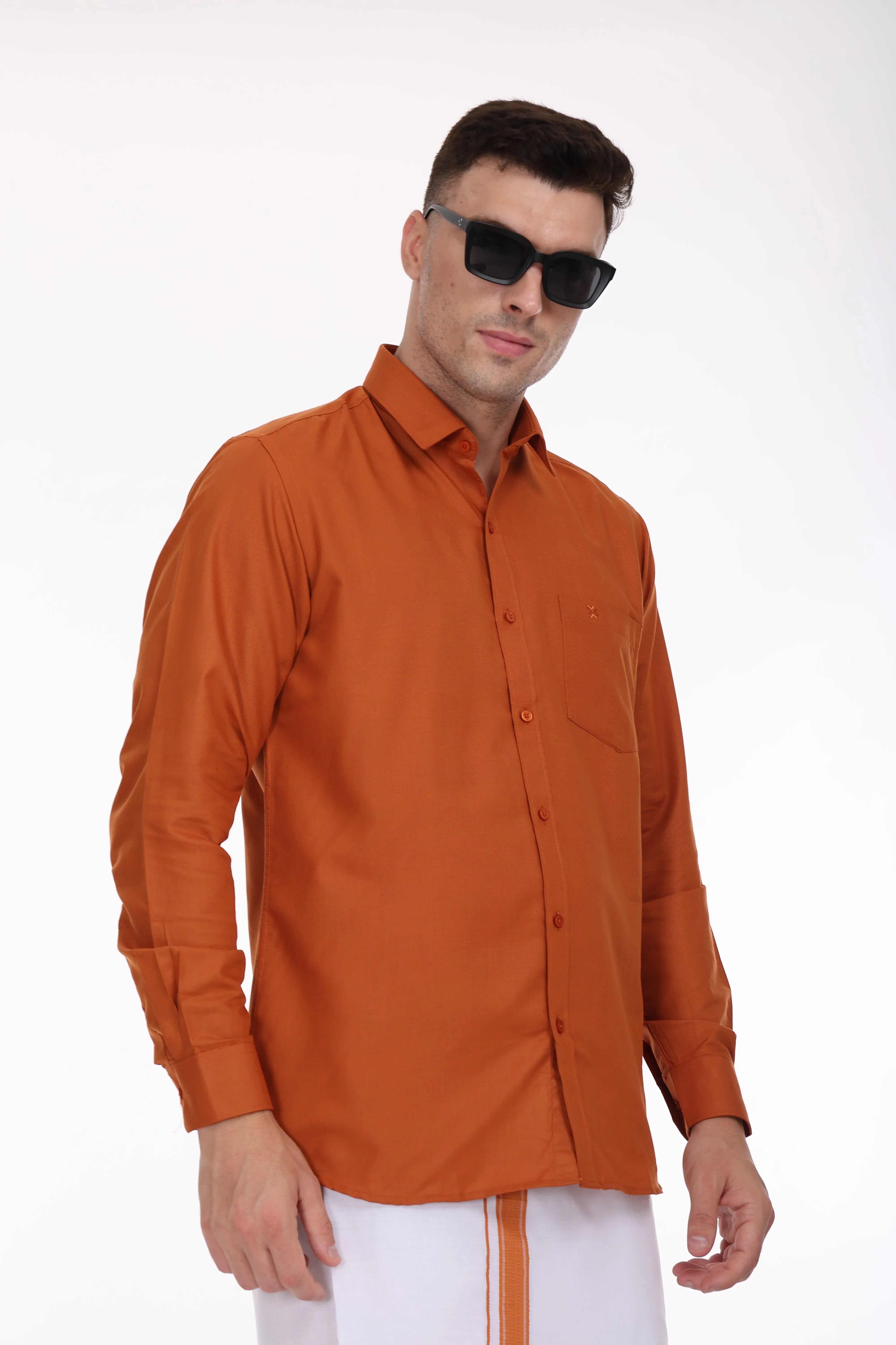 Cool Club Plus Cotton colour Shirt Full Sleeve - 31008