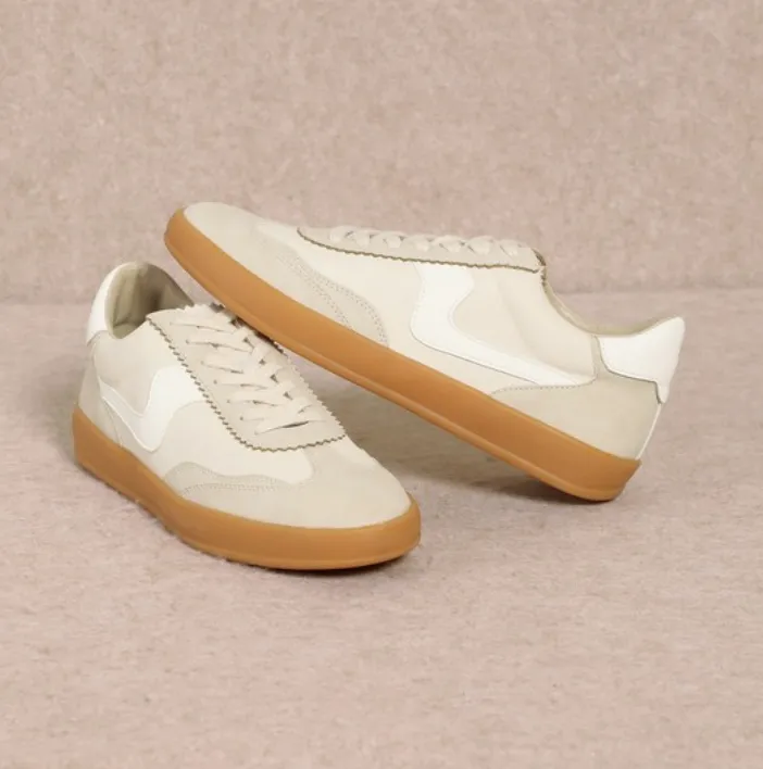 Destiny - Ivory & Beige Sneakers