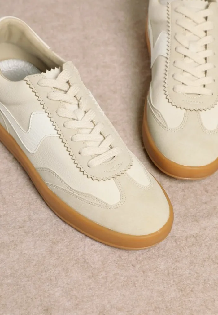 Destiny - Ivory & Beige Sneakers