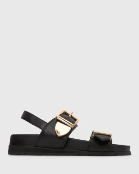 EBONY Vegan Buckled Strap Sandals