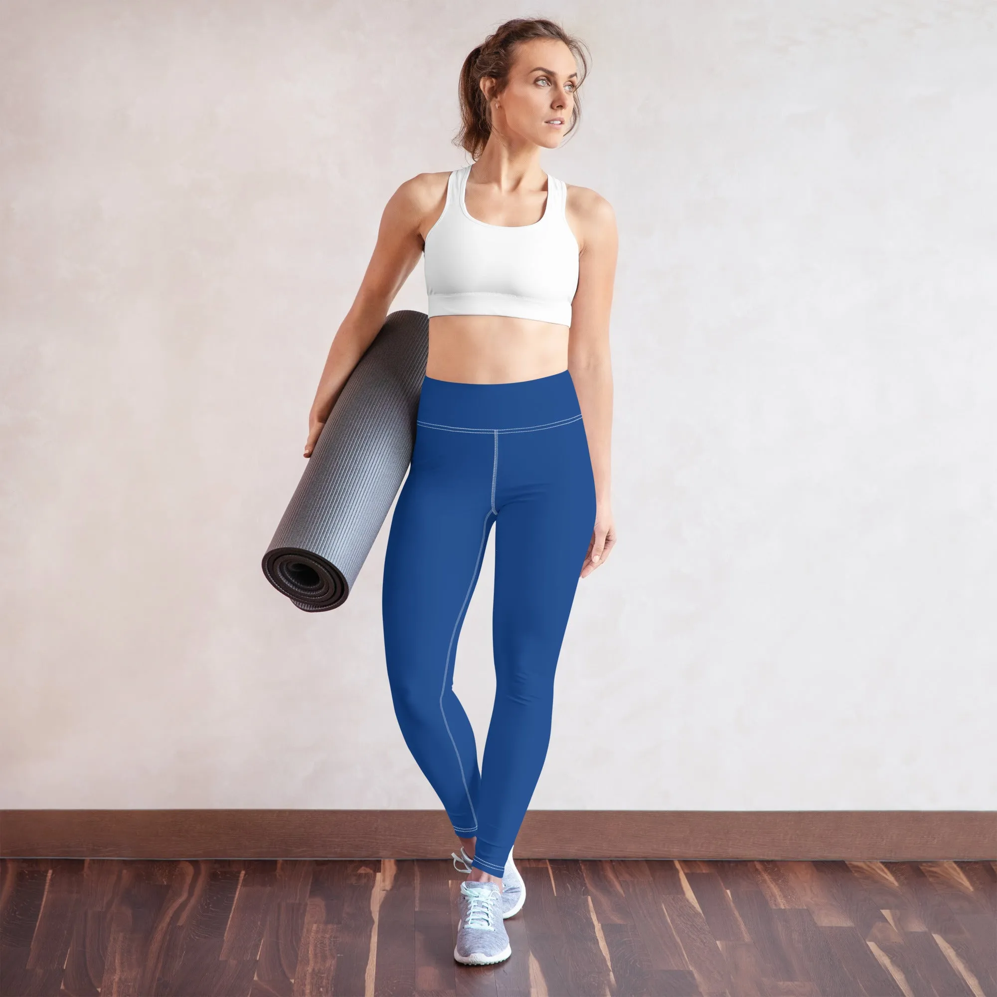 ELEVATED ESSENTIALS, BOOTY BOOSTING HIGH WAISTBAND LEGGING  COBALT BLUE