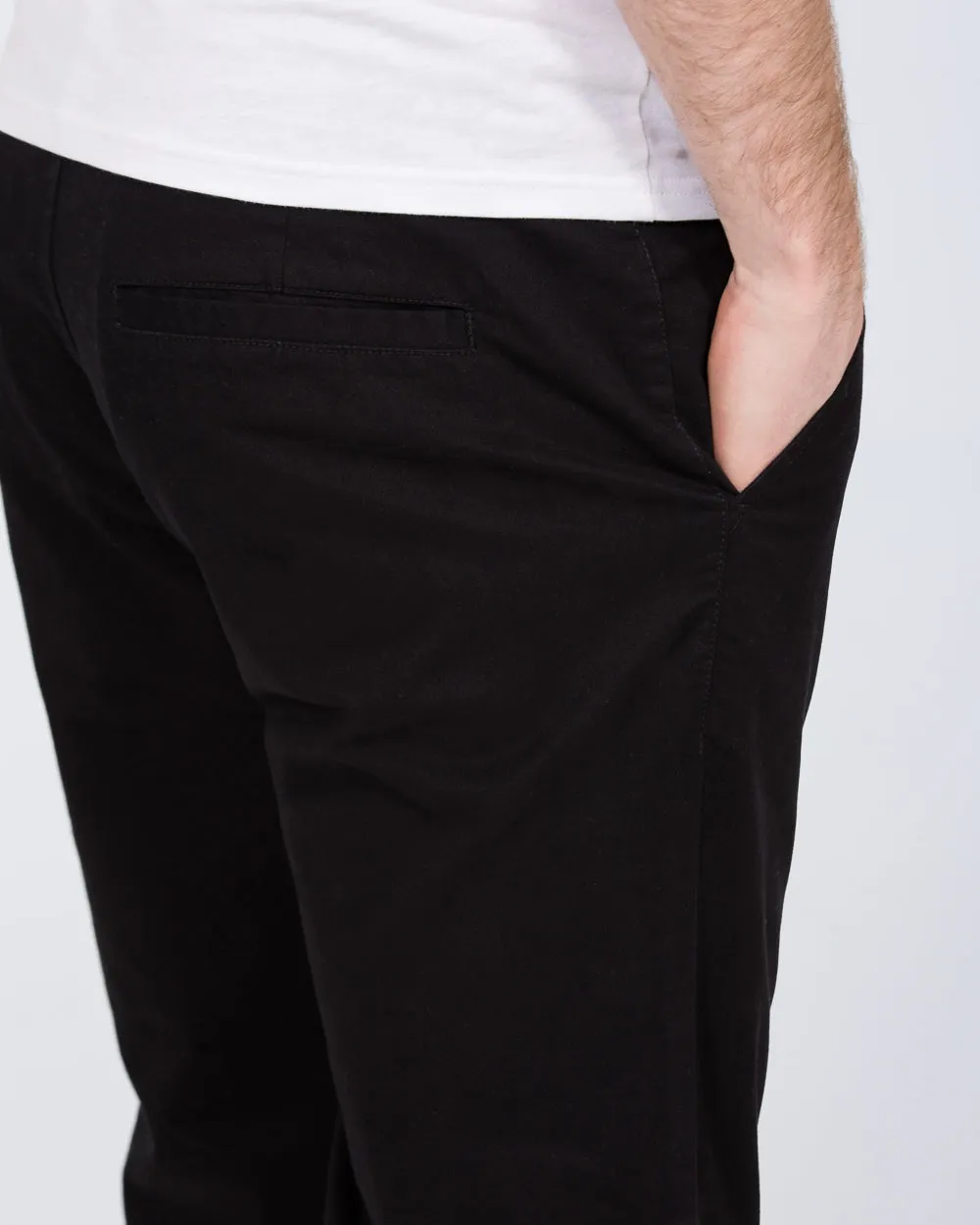 Essentalls Slim Fit Tall Chinos (black)