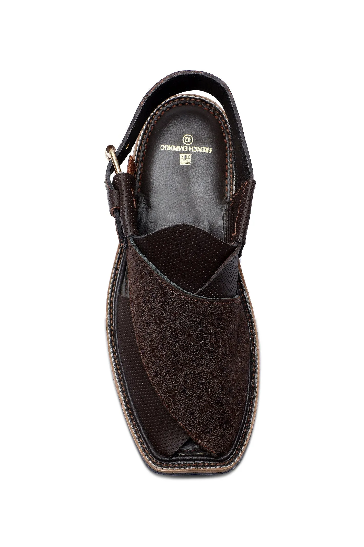 French Emporio Men's Sandal SKU: PSLD-0031-COFFEE