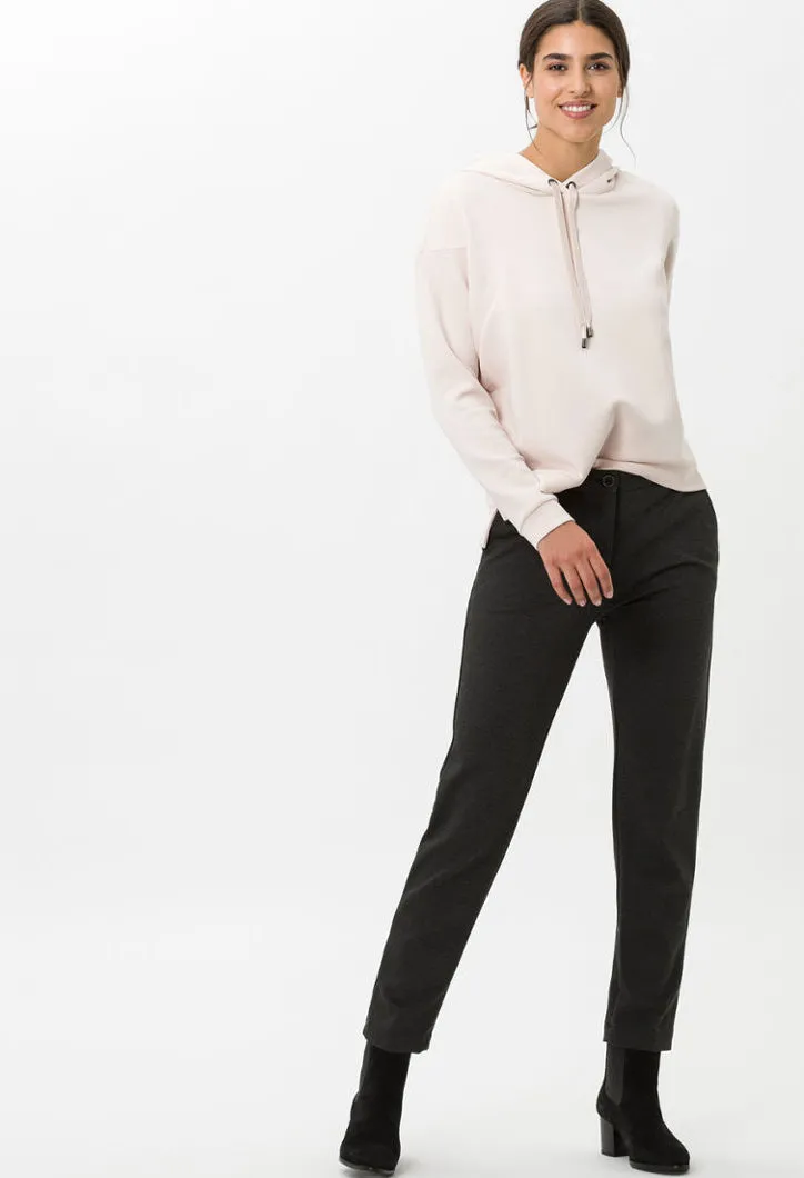 Grey Pull-On Jersey Trousers