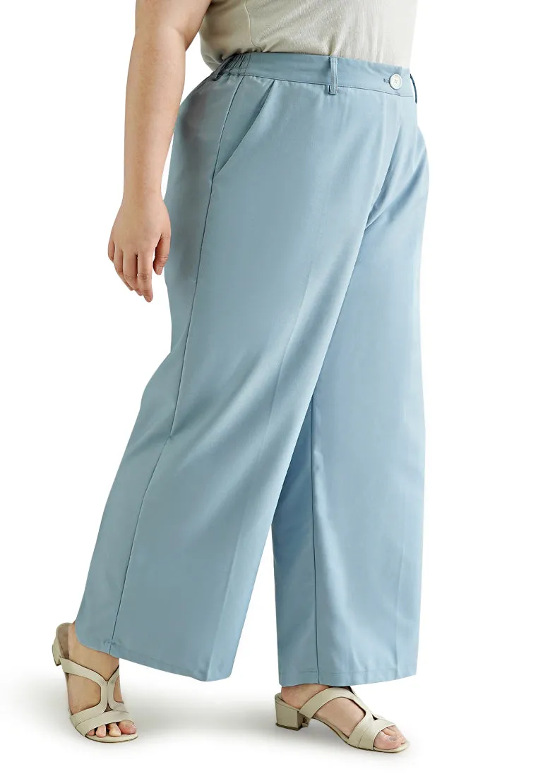 Irma Tailored Straight Wide Leg Pants