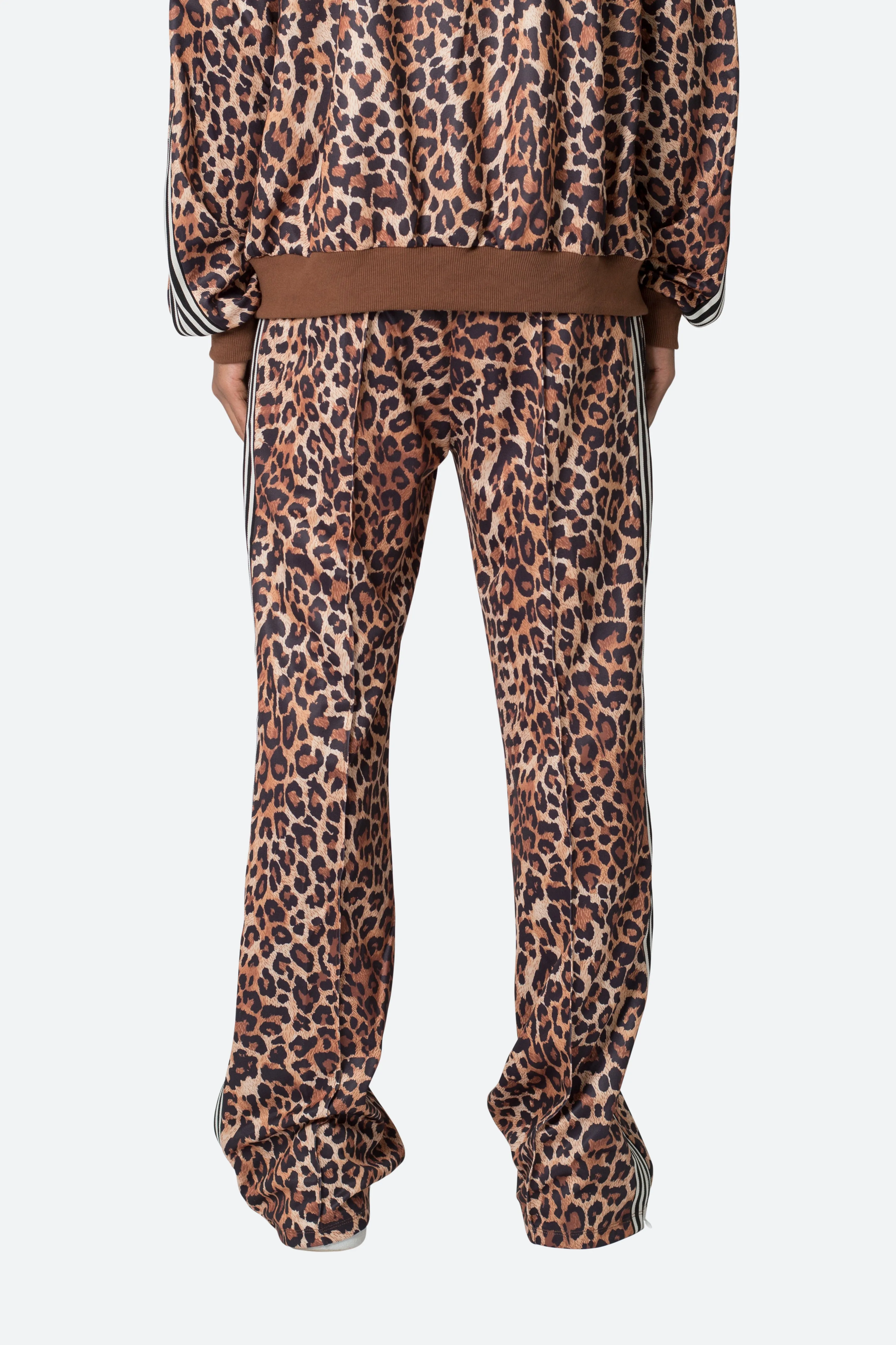 Leopard Track Pants - Leopard Print