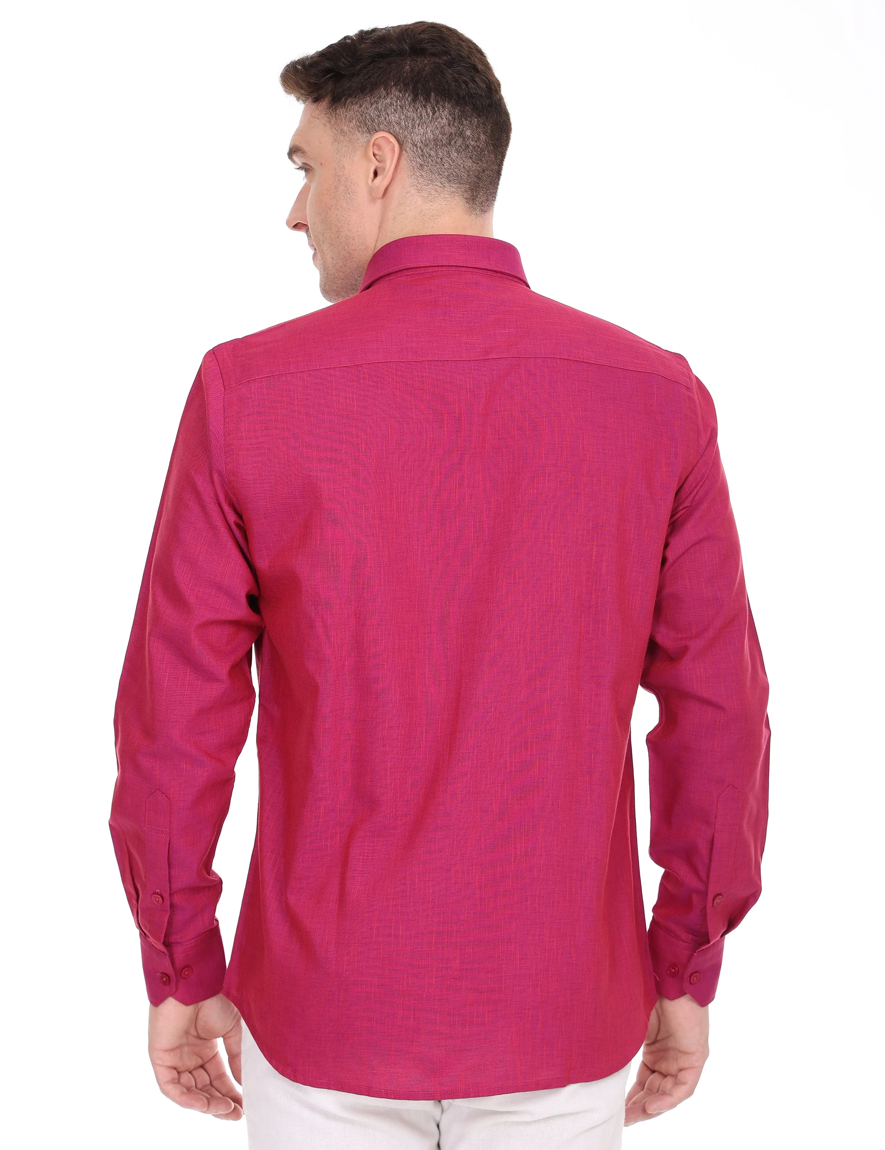 Linseed Cotton Colour Shirt Full Sleeve -17007