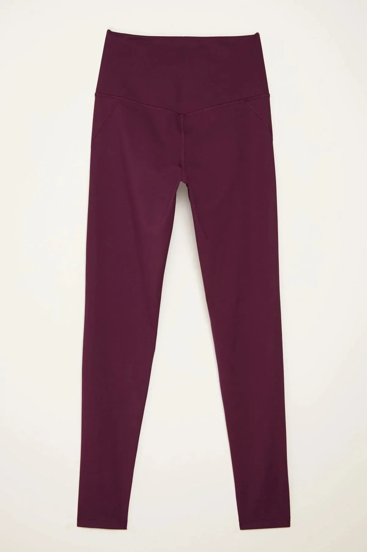 long leggings compressive - plum