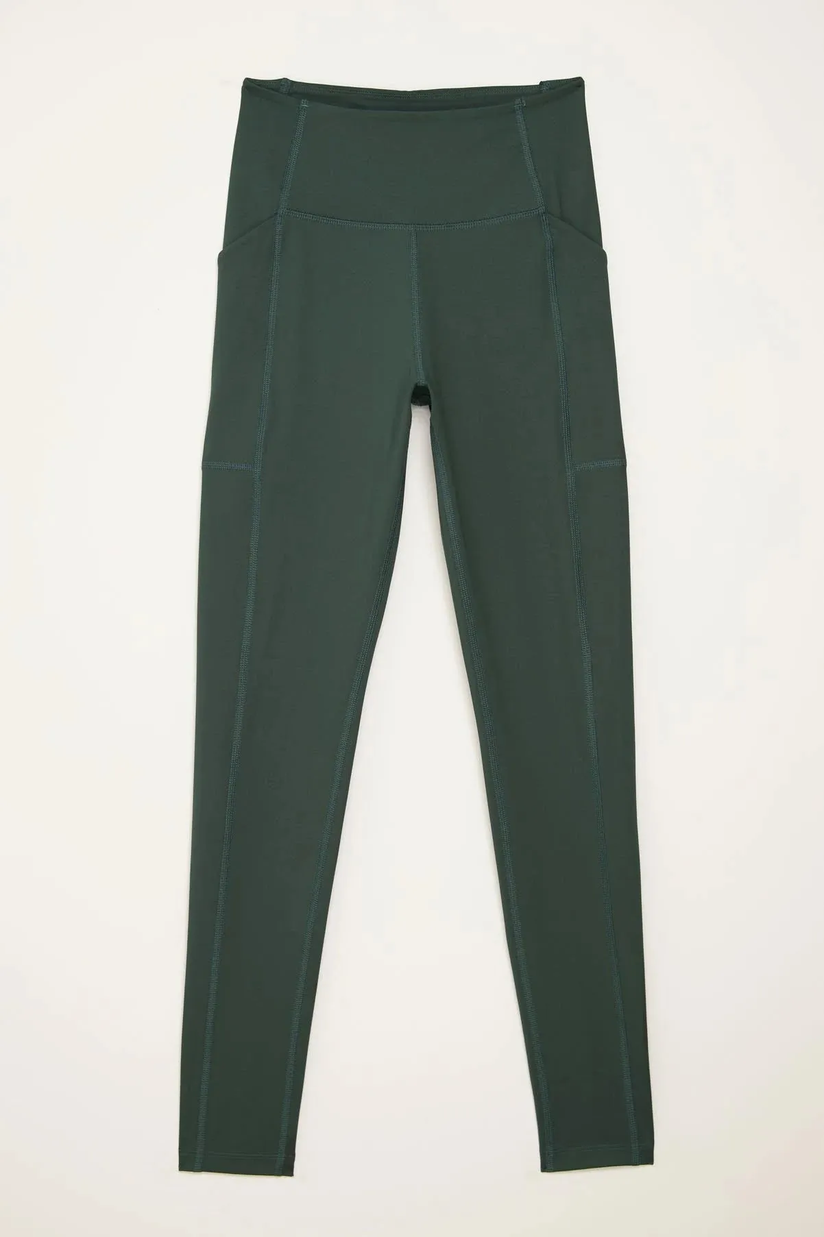 long leggings pocket - moss