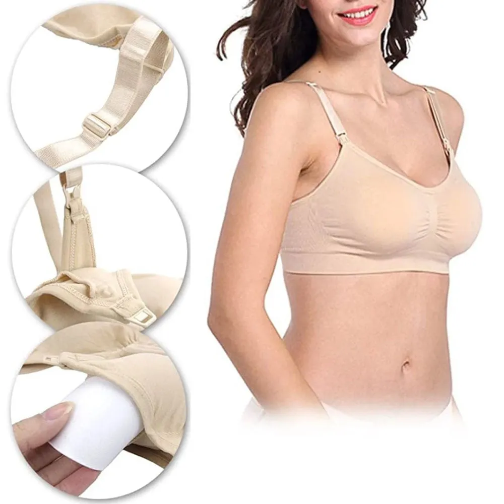 Maternity Bras Wire free Nursing Bra