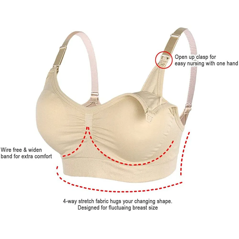 Maternity Bras Wire free Nursing Bra