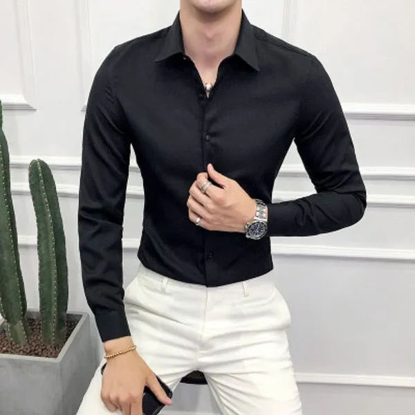 Men Formal Slim Fit Dress Shirts