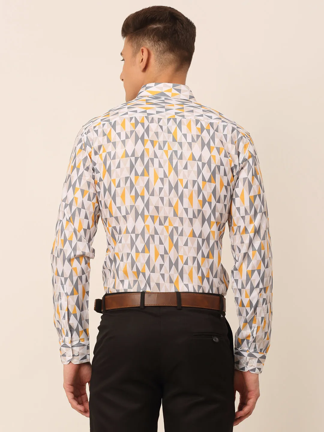 Men's Cotton Printed Formal Shirts