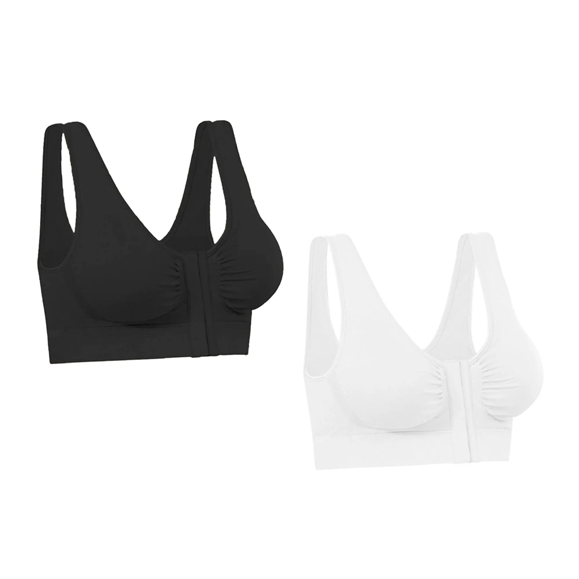 Miracle Bamboo Comfort Bra Deluxe - Set of 2 - Large (37-40")