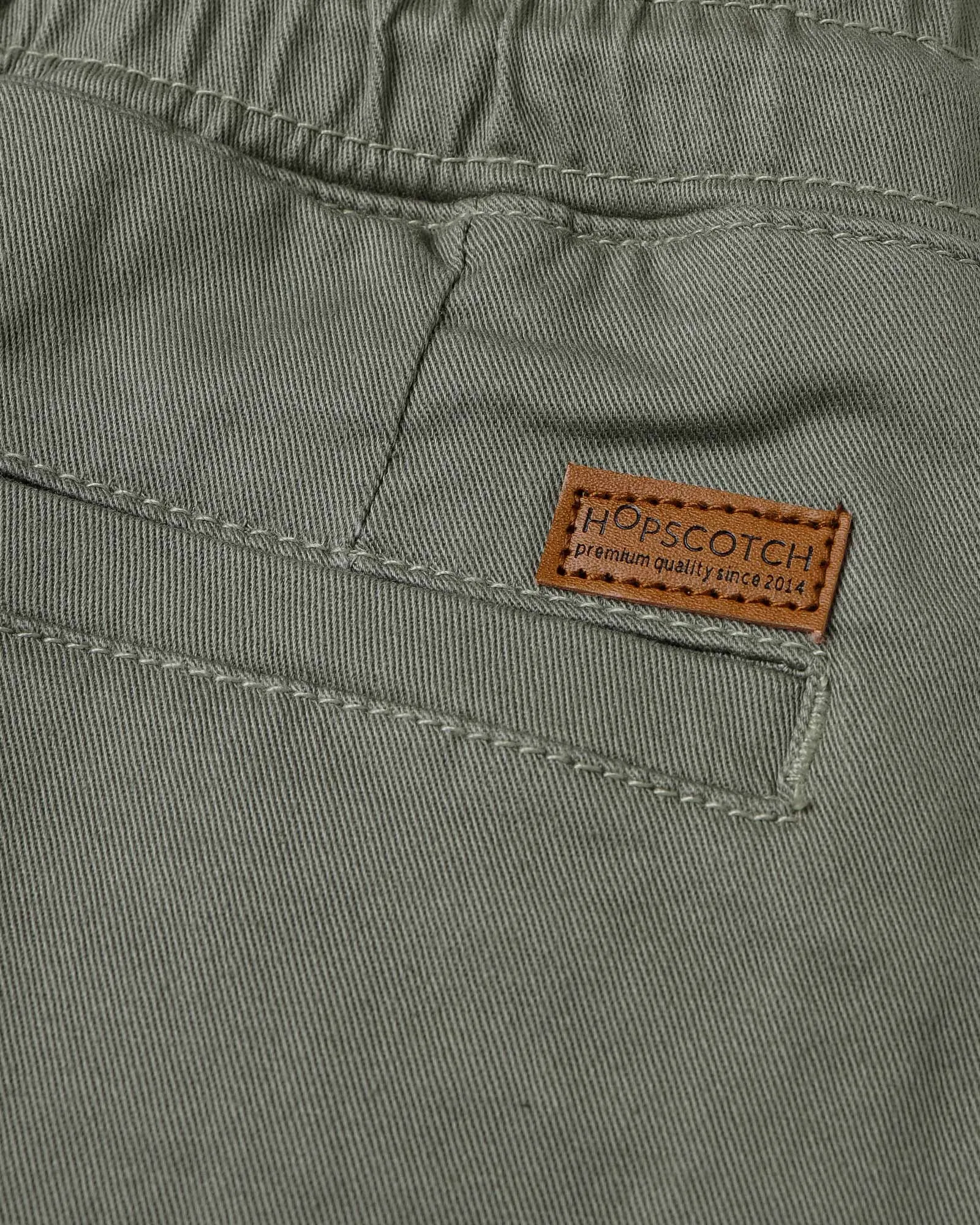 Olive Pull Up Chinos