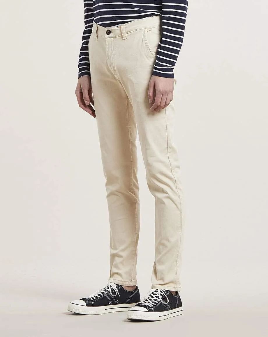 Patron Mens Skinny Chinos | Stone