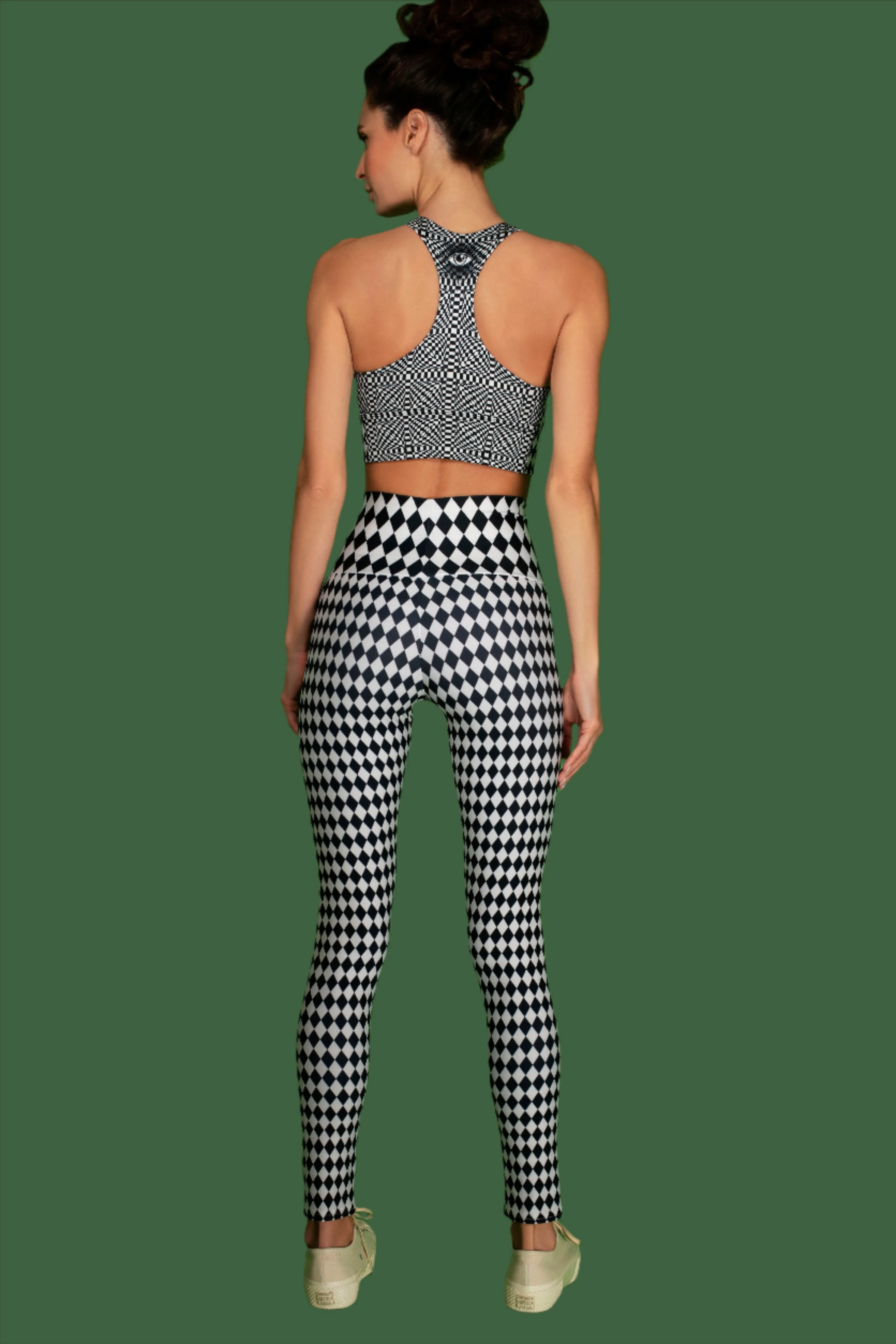 Queen Checkered BW Leggings