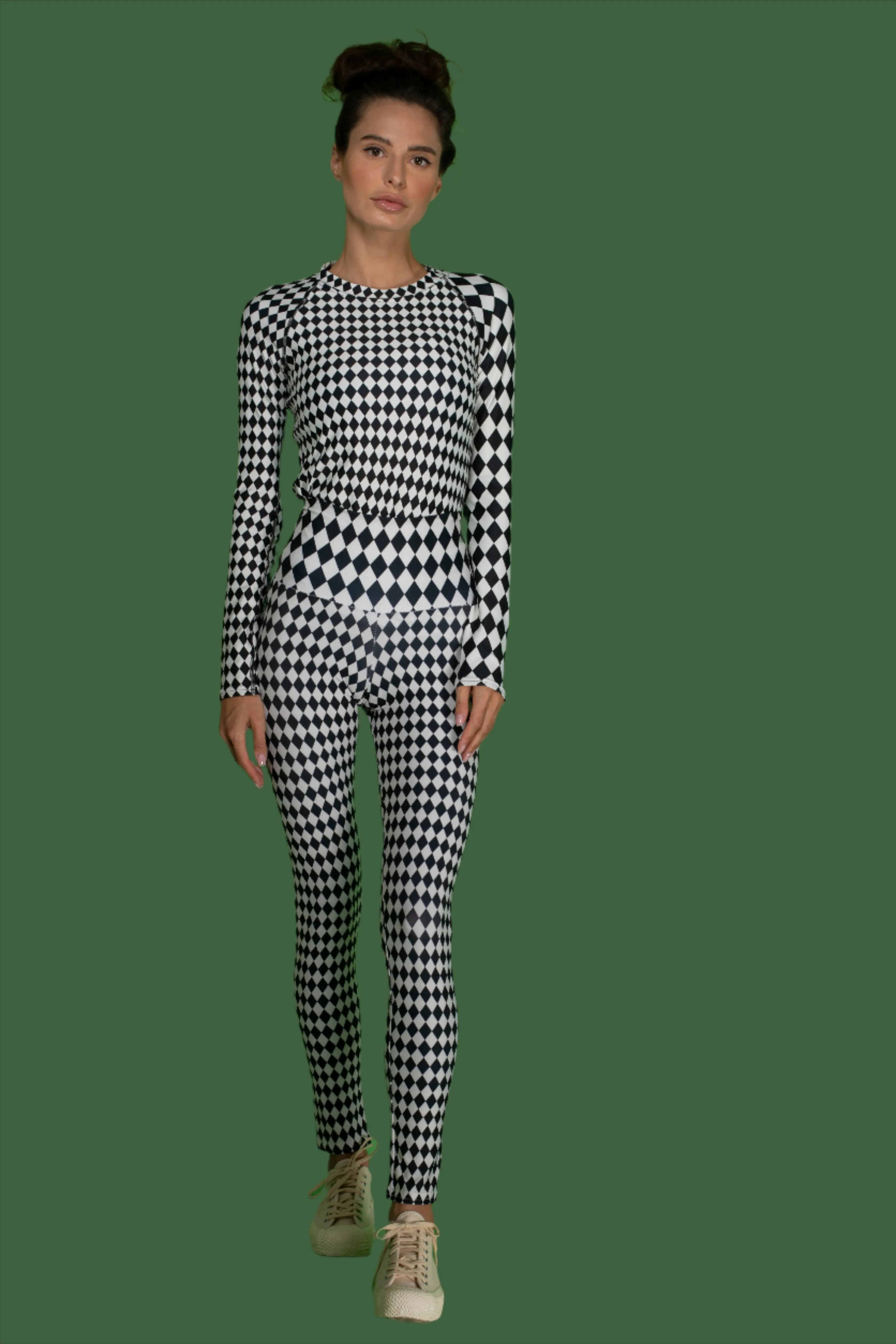 Queen Checkered BW Leggings