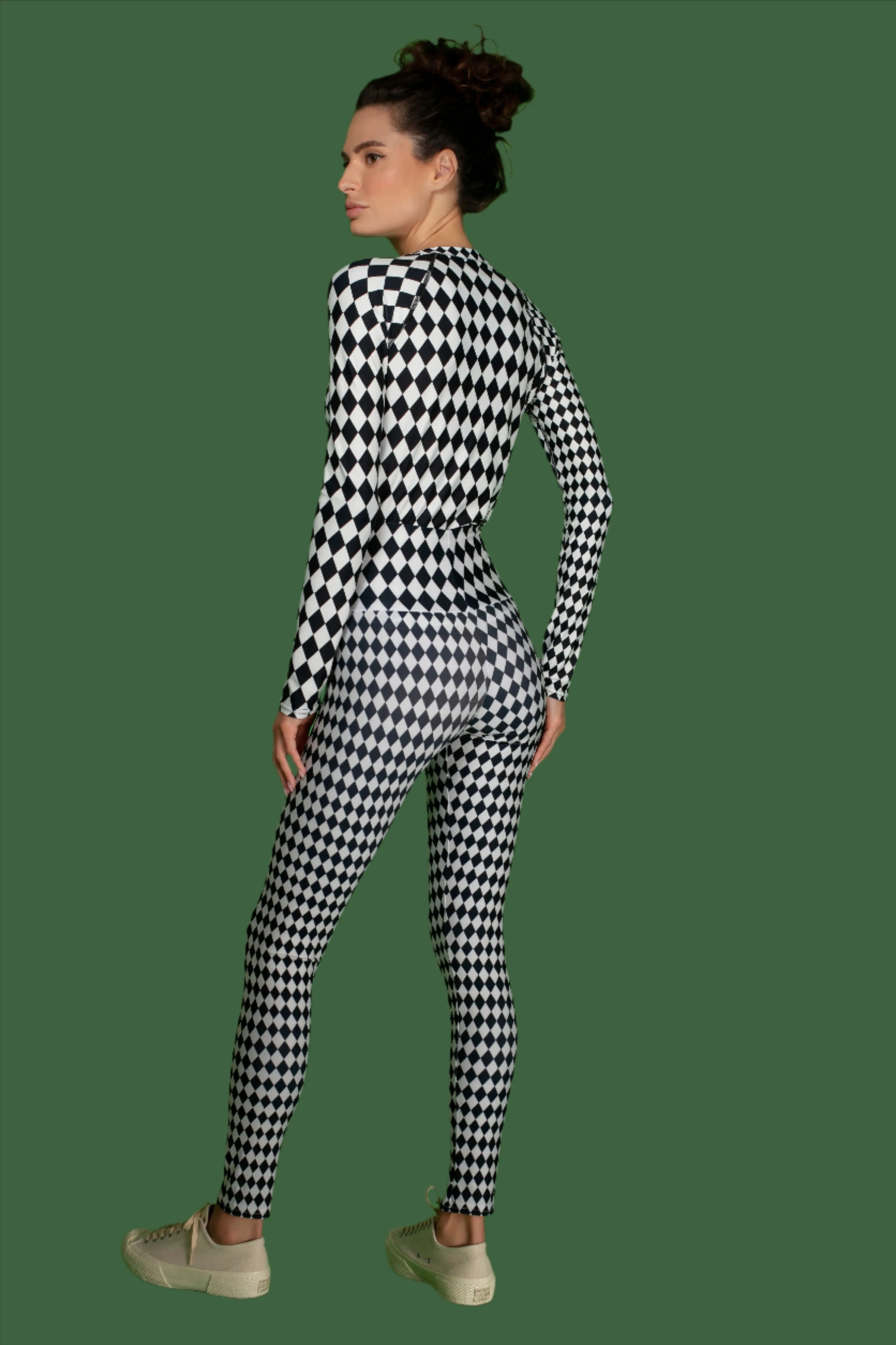 Queen Checkered BW Leggings