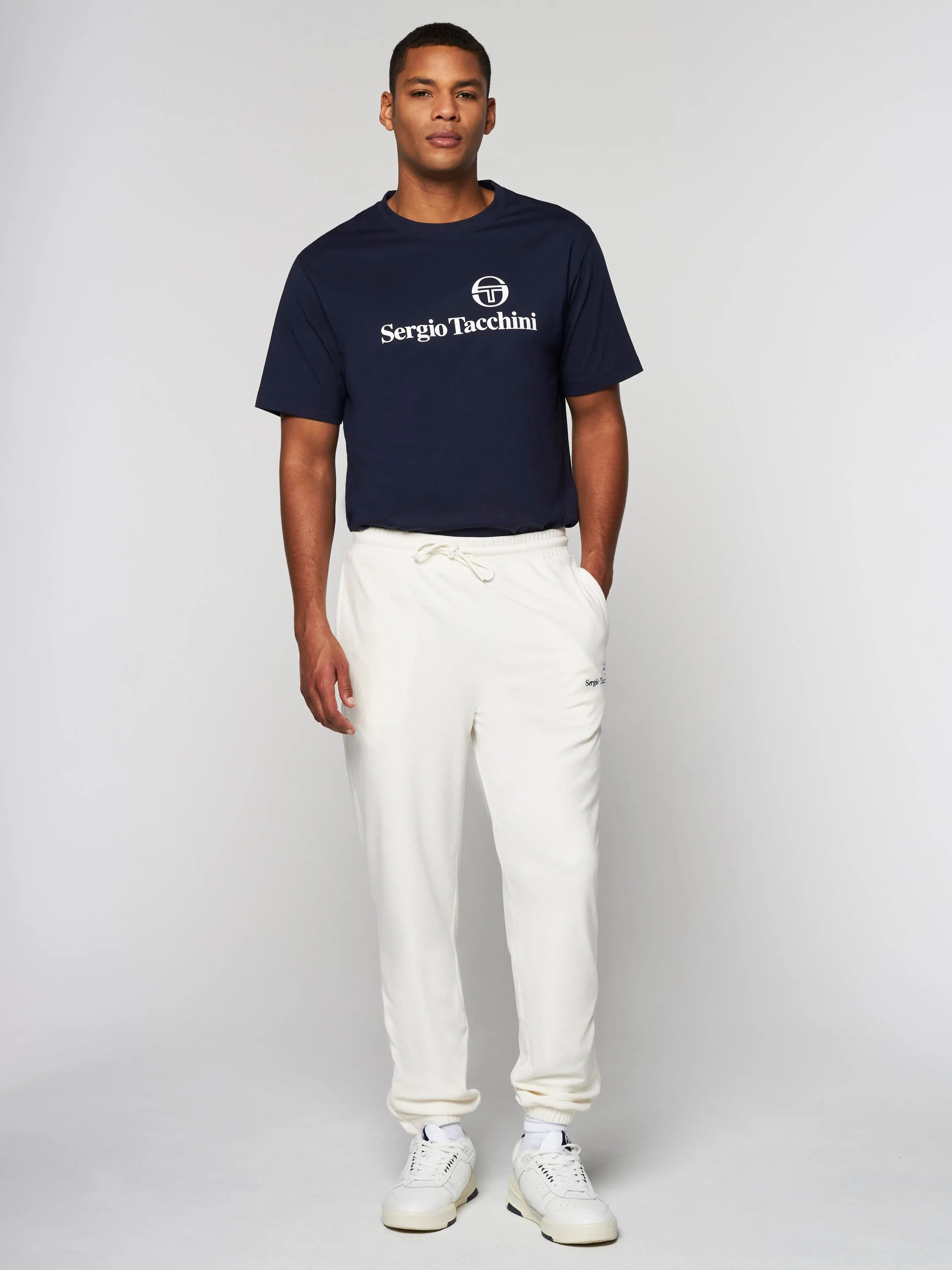 Scopeto Velour Pant- Poinciana/ Gardenia