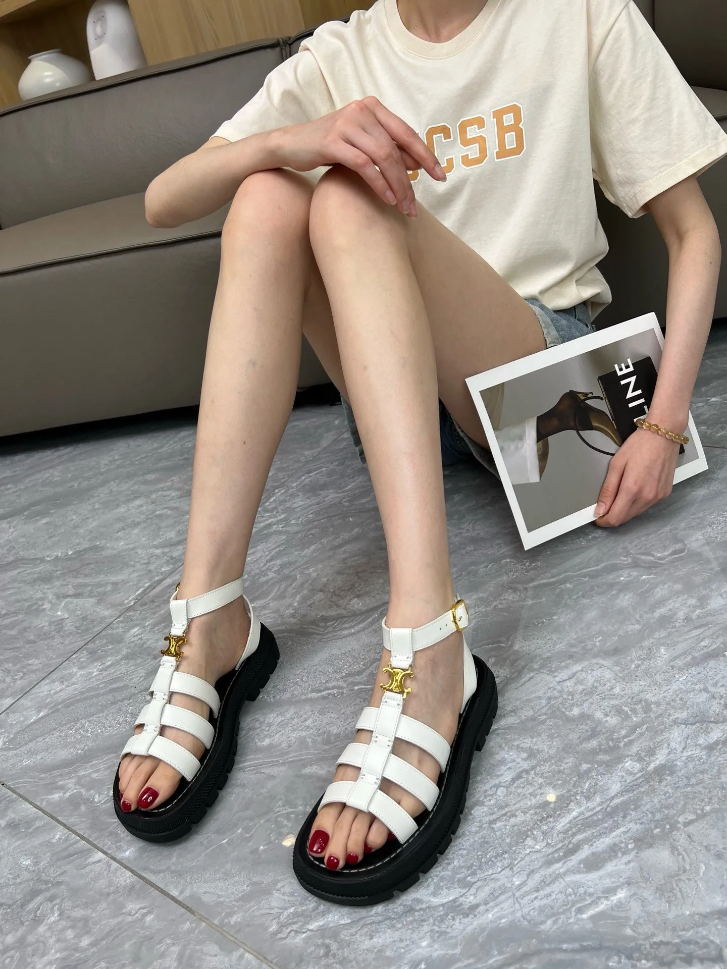 SE1421 Clea Triomphe Gladiator Sandal / Size5-10