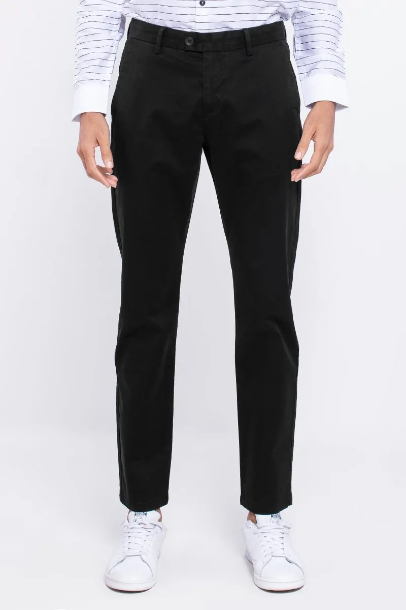 SF Black 2-Way Stretch Washed Chino