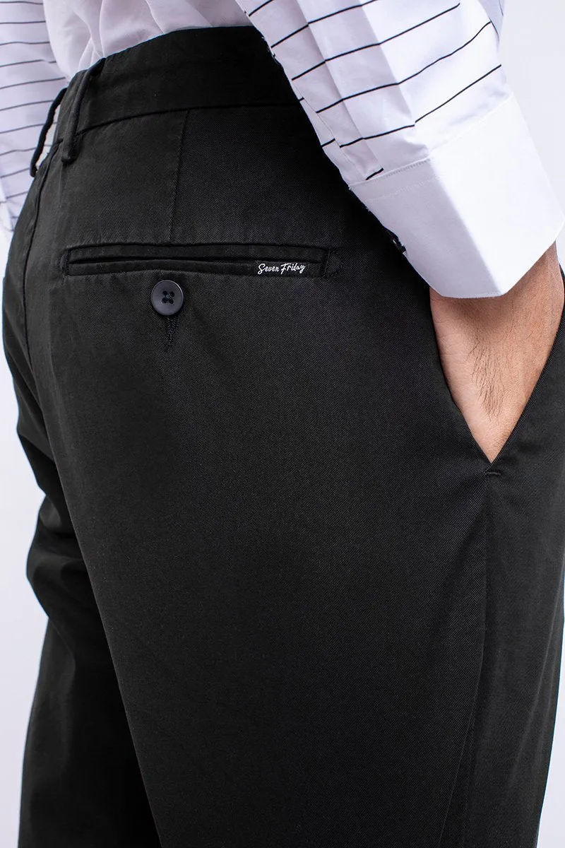 SF Black 2-Way Stretch Washed Chino