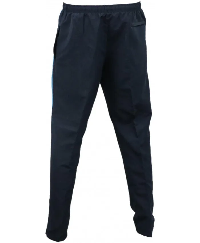 SHIV NARESH T.Z Inter Mesh Unisex Track Pants (Navy-Cyan)