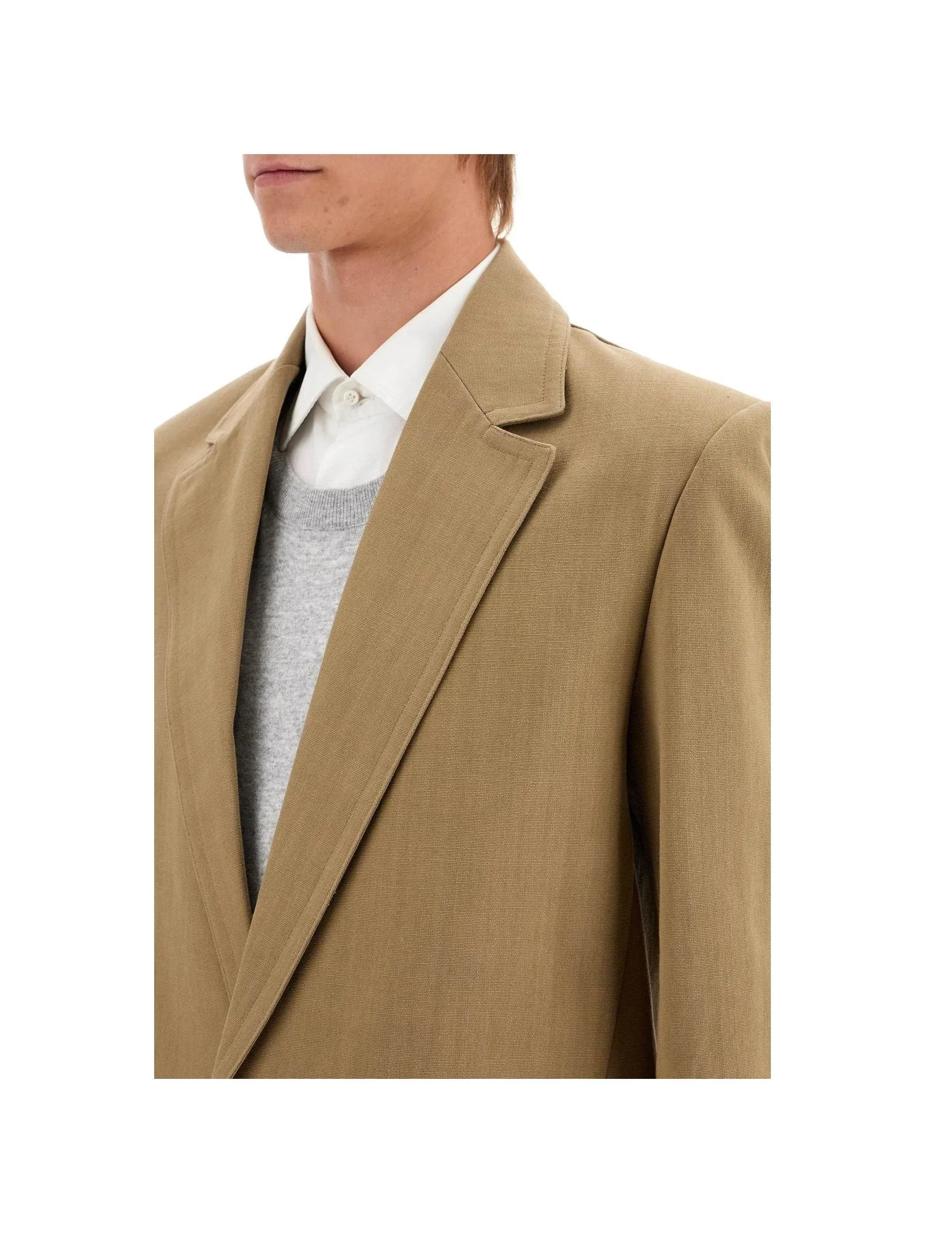 Single-Breasted Cotton Jacket