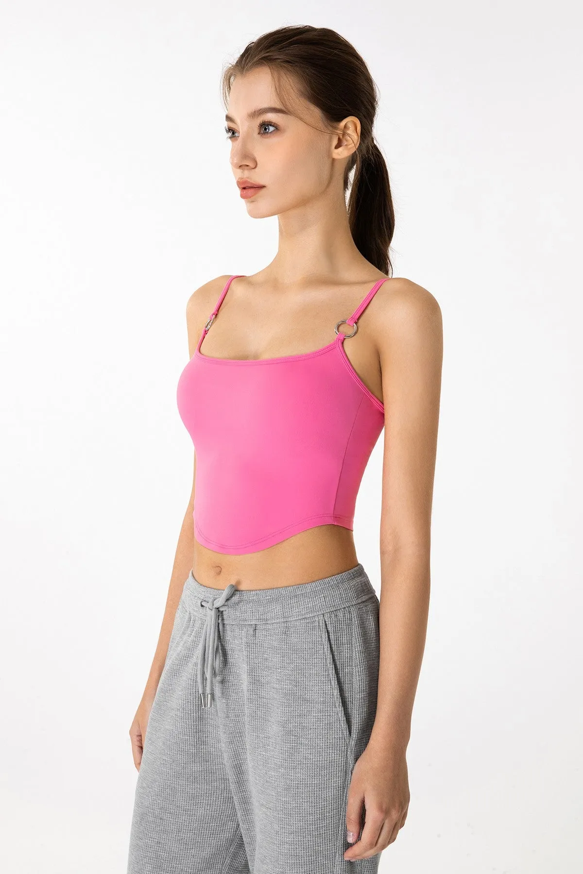 Spaghetti Strap Sports Bra Light Support