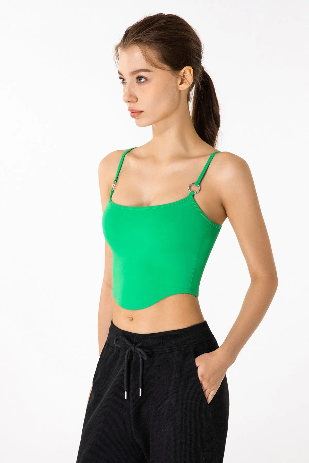 Spaghetti Strap Sports Bra Light Support