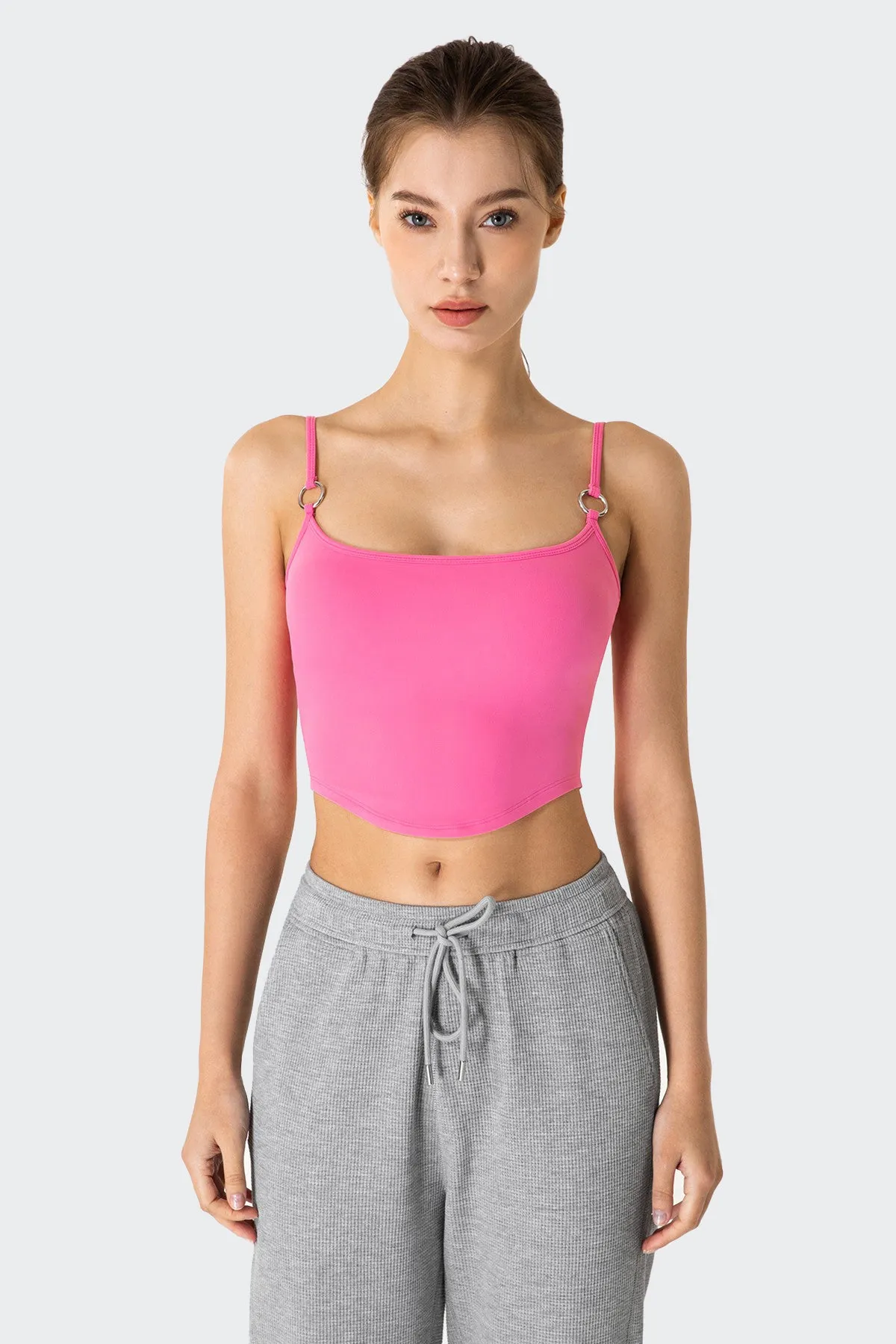 Spaghetti Strap Sports Bra Light Support