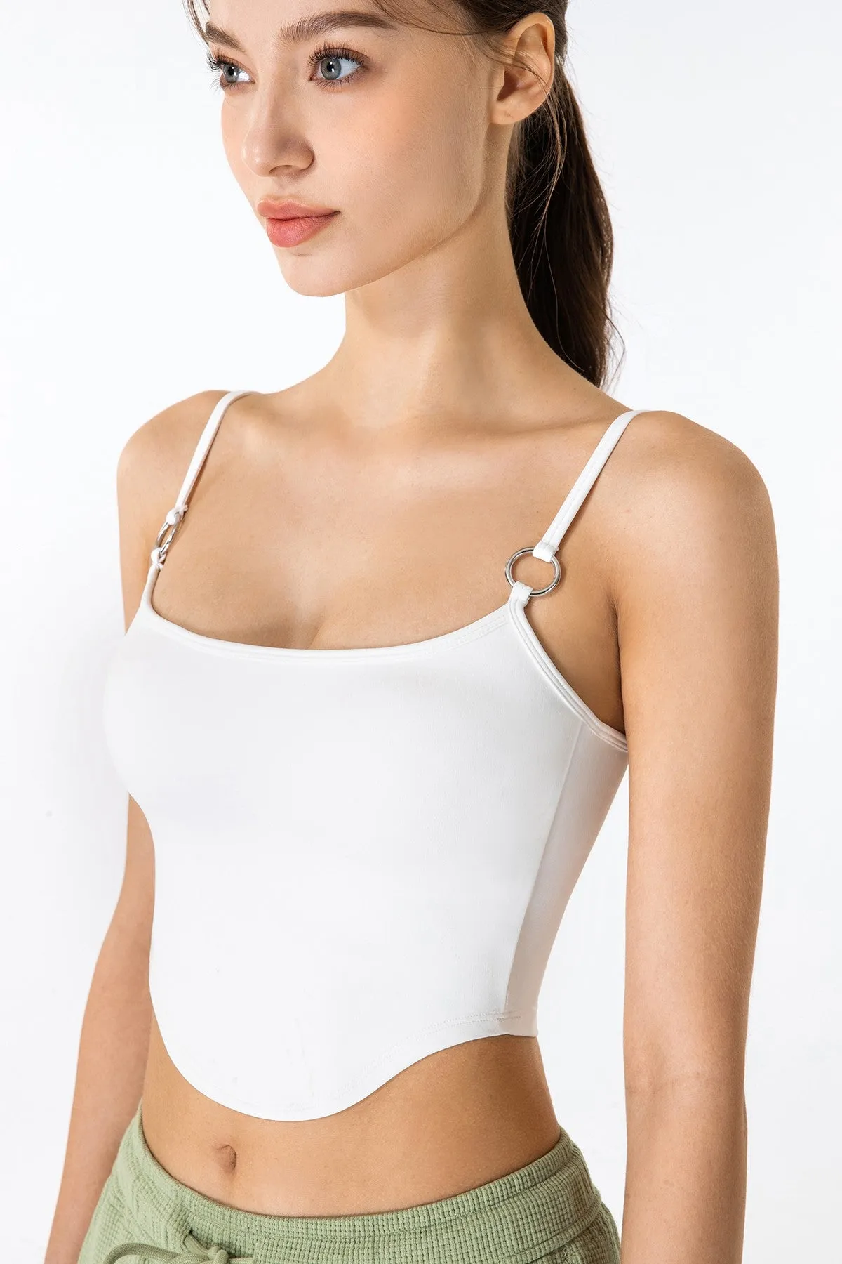 Spaghetti Strap Sports Bra Light Support