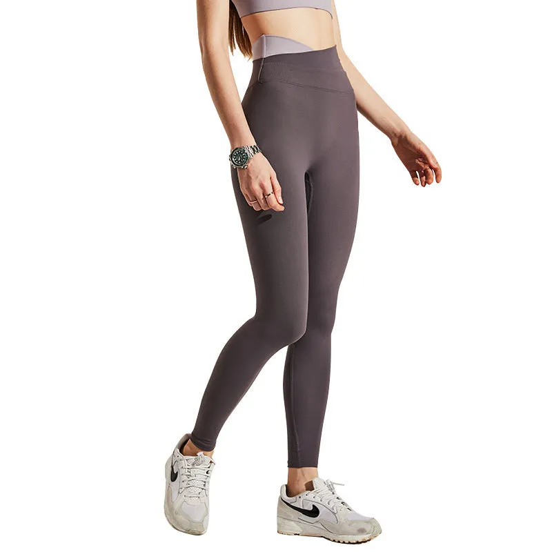 Stitching Yoga Leggings Ladies Fitness Leggings