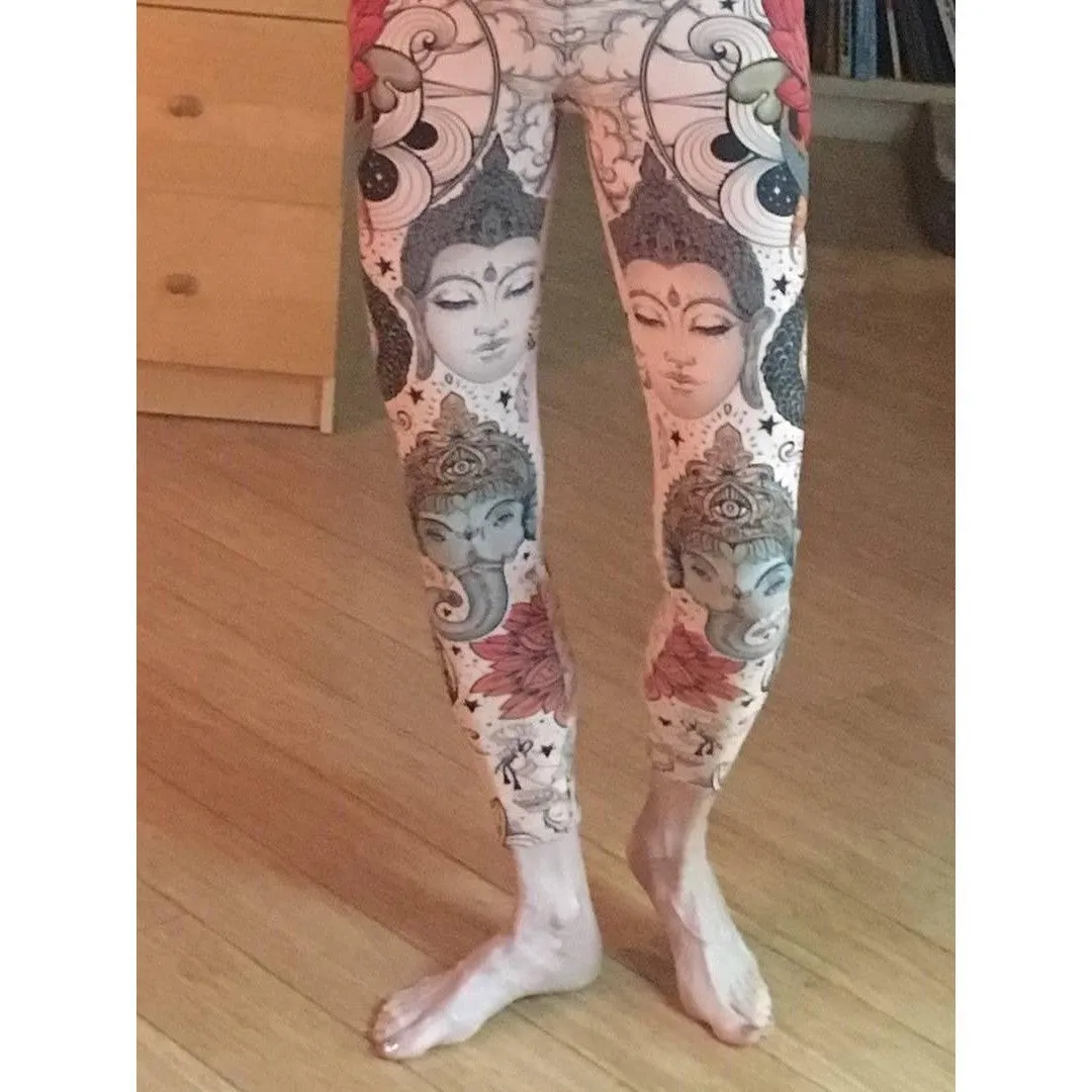 Tattooed Lotus Leggings