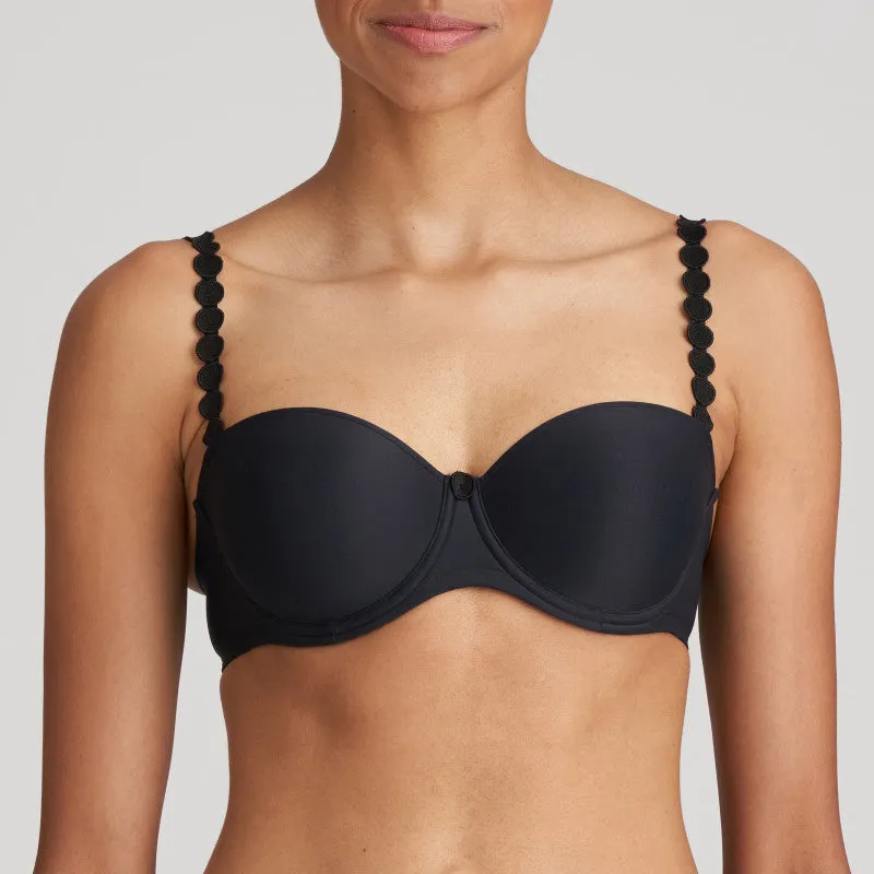 TOM Formed STRAPLESS Bra (Charcoal) A-E Cup