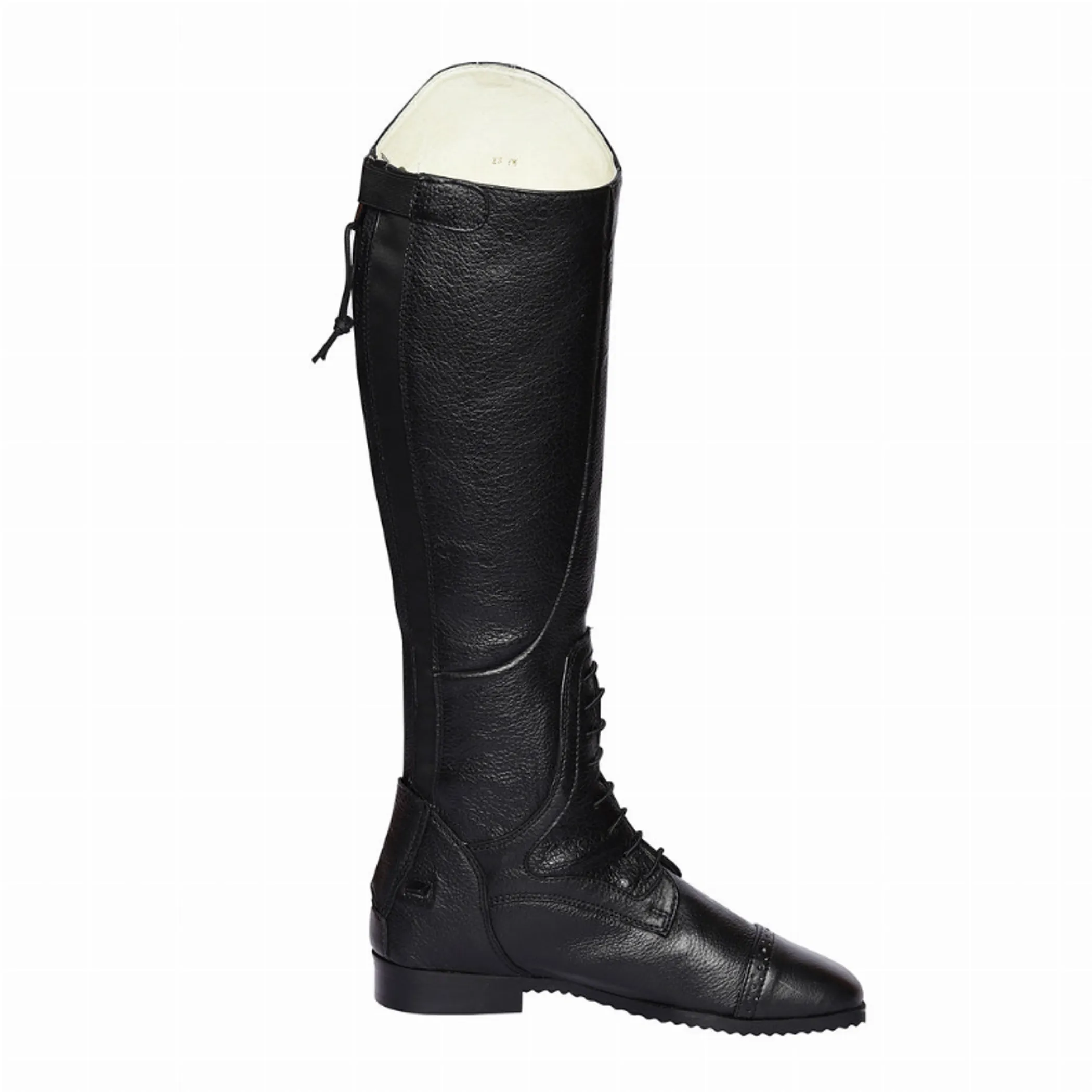 TuffRider Women Leather Back Zipper Olympia Field Boots