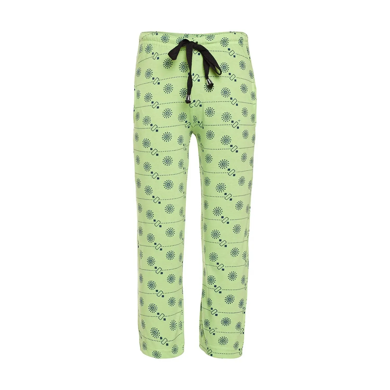 Vimal Jonney Regular Fit Cotton Blended Green Track Pant For Kids